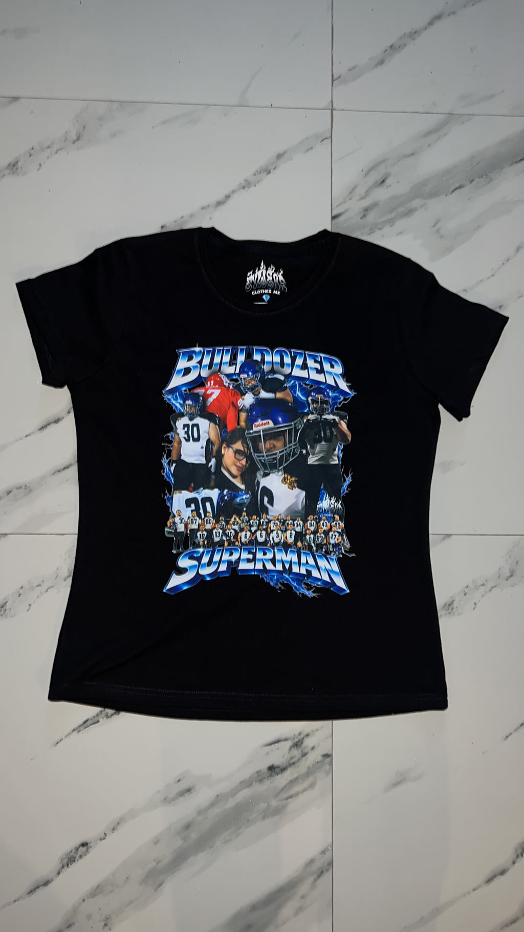 PLAYERA PERSONALIZADA FUTBOL AMERICANO-FIT NORMAL 🏈