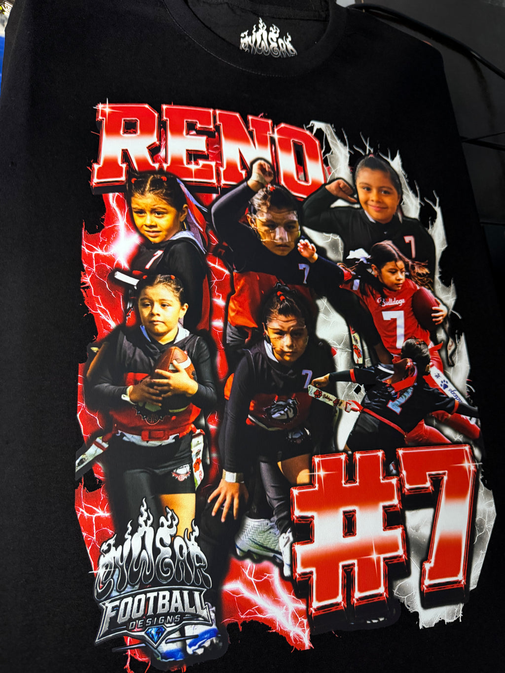 PLAYERA PERSONALIZADA FUTBOL AMERICANO-FIT NORMAL 🏈