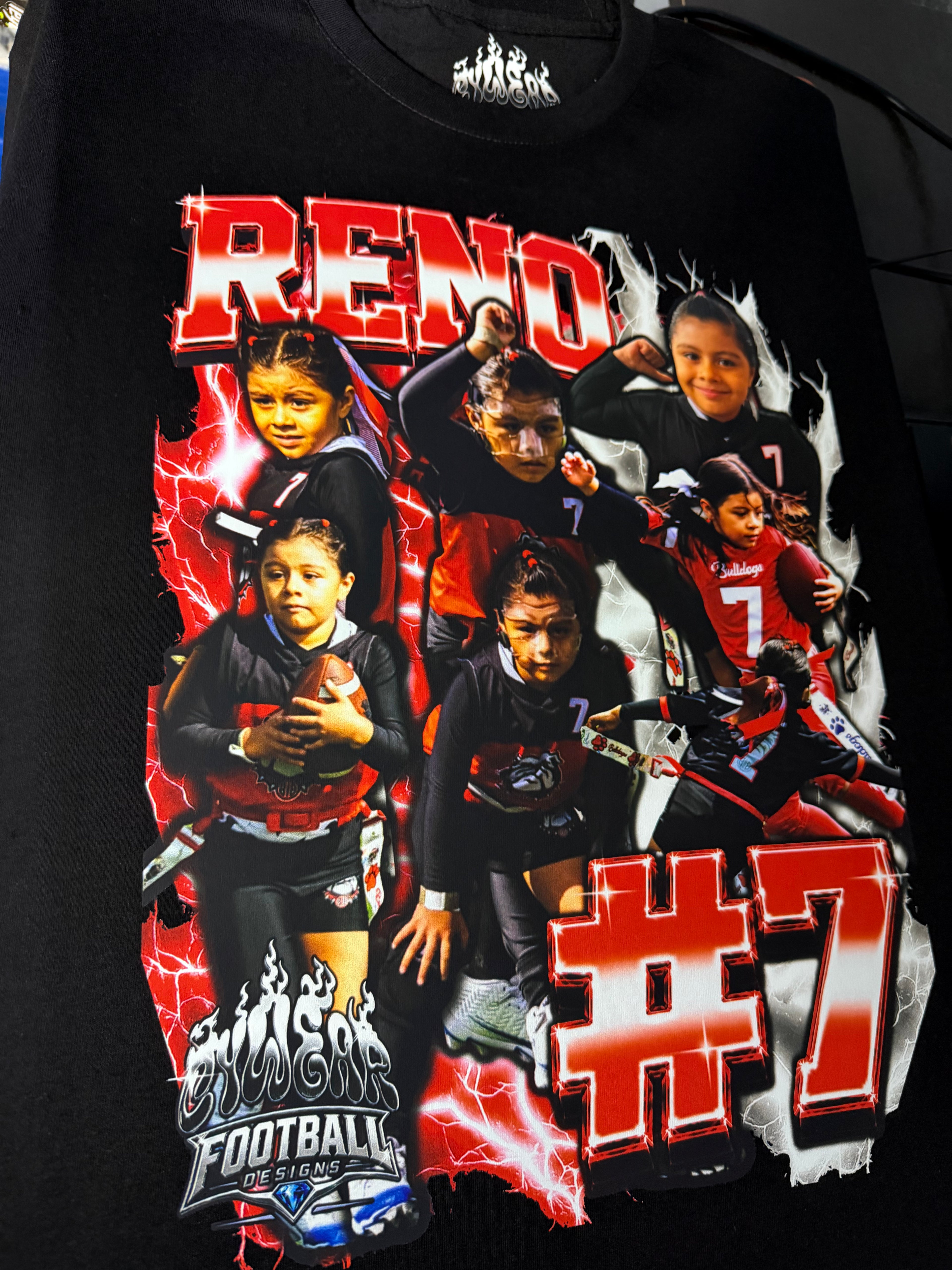 PLAYERA PERSONALIZADA FUTBOL AMERICANO-FIT NORMAL 🏈