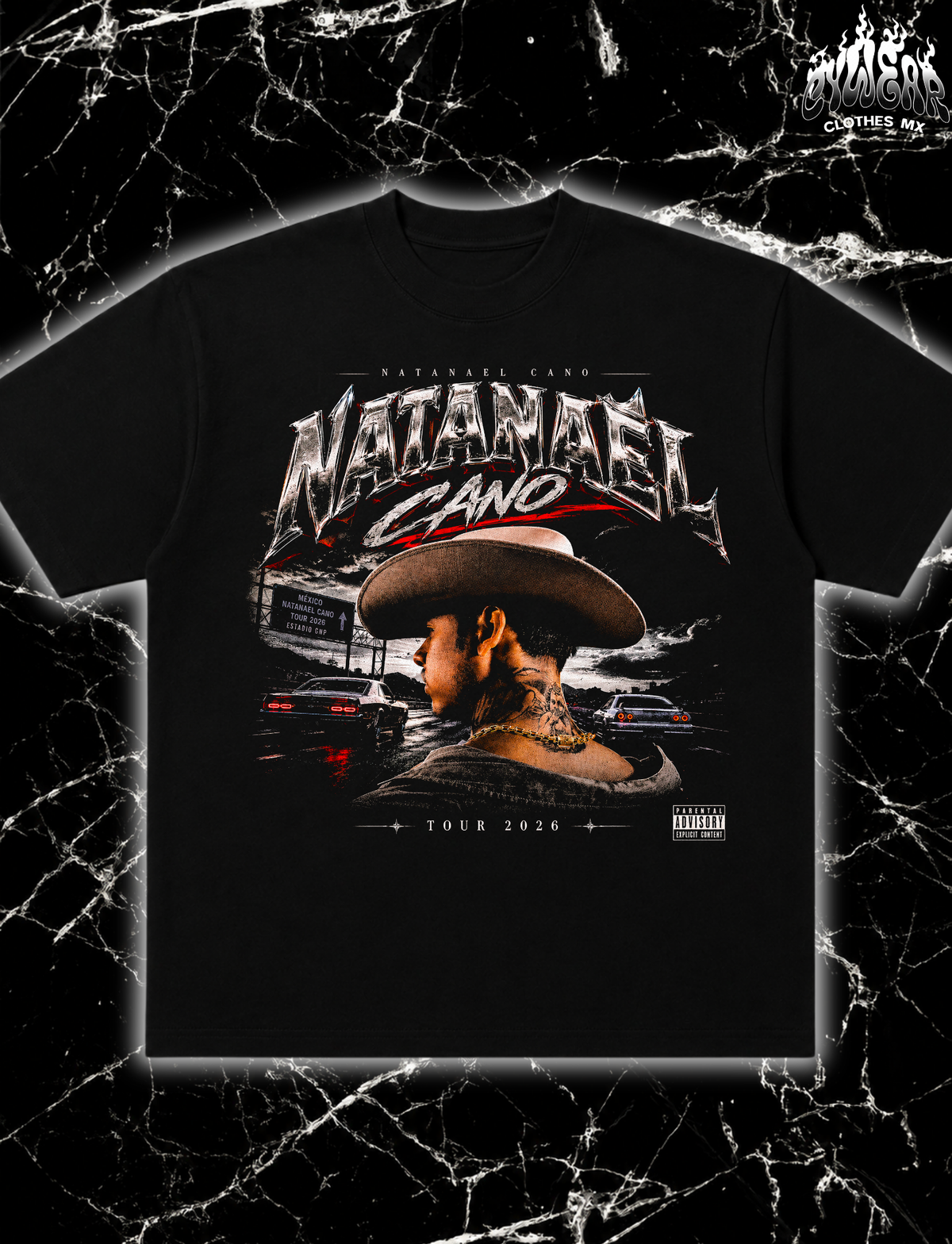 Playera Natanael Cano – APREVENIDO TOUR 2026 🎤🔥