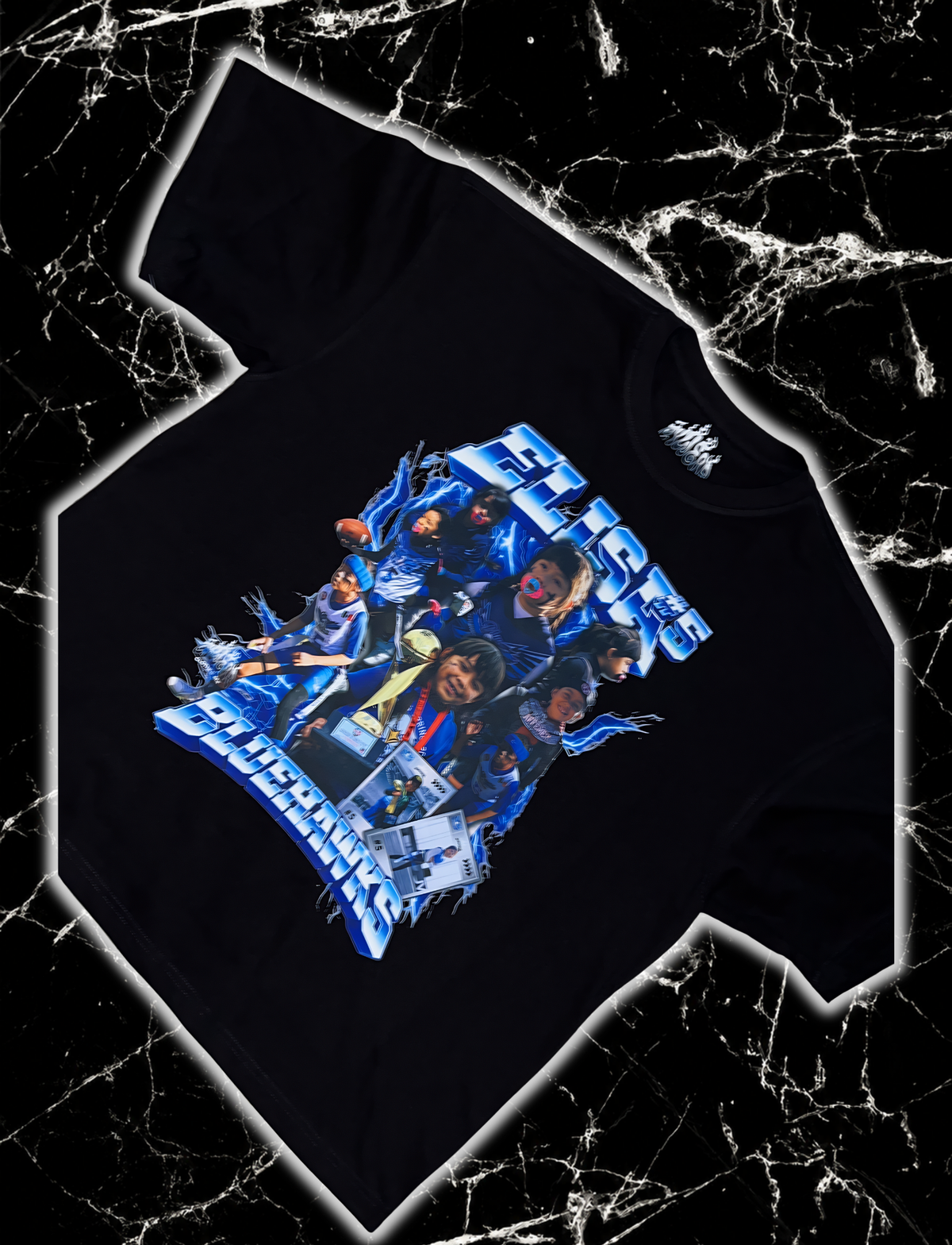 PLAYERA PERSONALIZADA FUTBOL AMERICANO- OVERSIZE  🏈