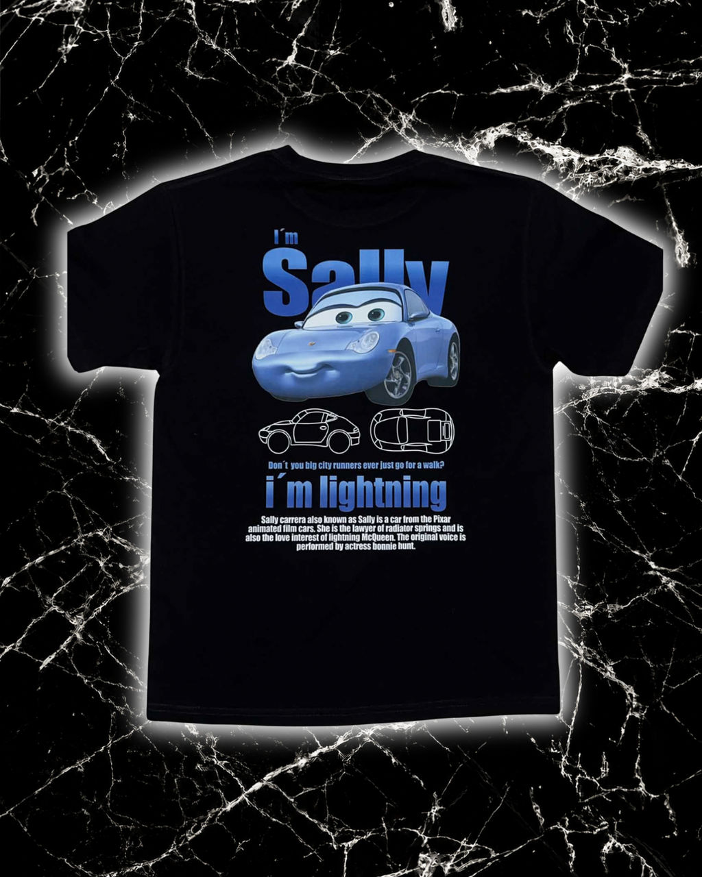❤️💙 Playeras Dúo Rayo McQueen & Sally – Acelera Junto a tu Persona Favorita 🚗✨
