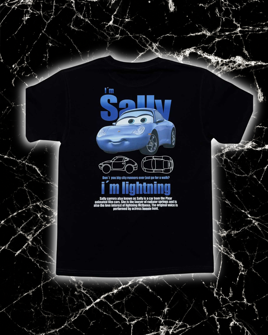 ❤️💙 Playeras Dúo Rayo McQueen & Sally – Acelera Junto a tu Persona Favorita 🚗✨