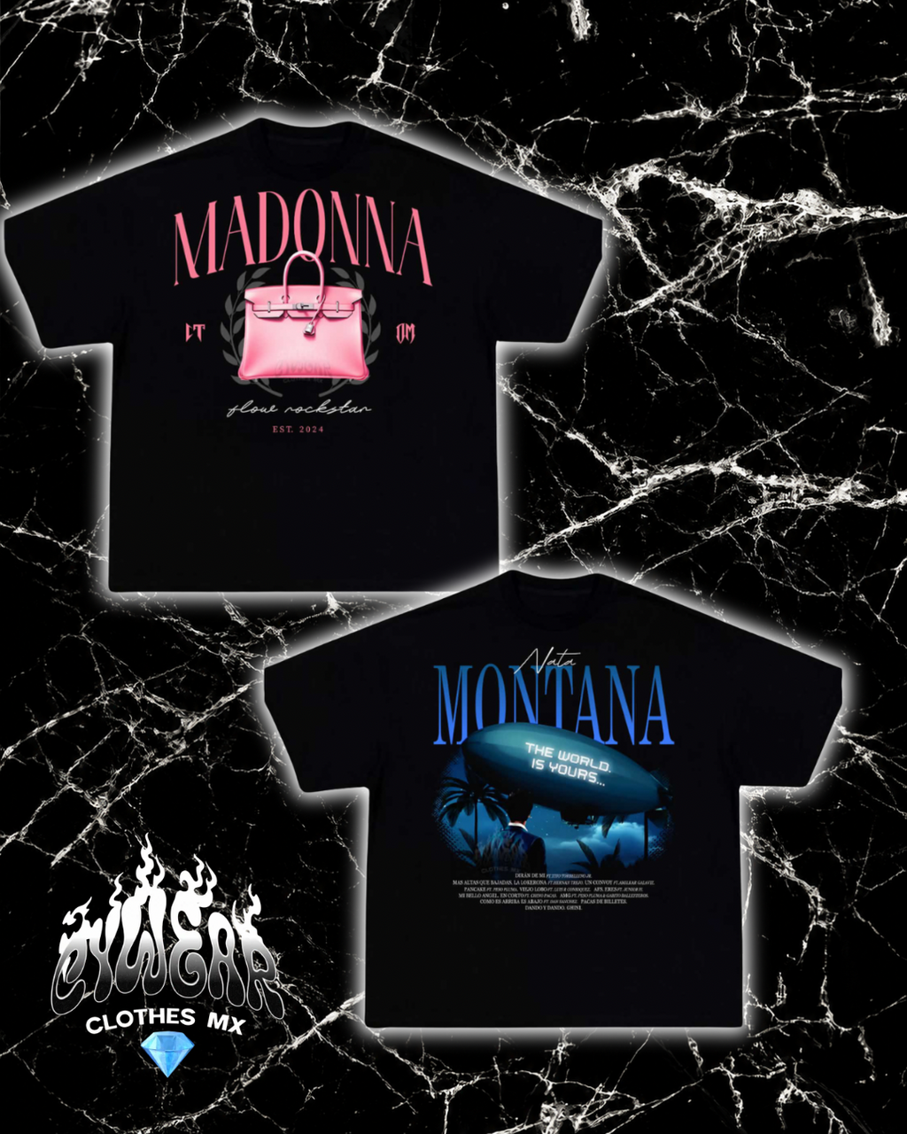🩷💙 Playeras Dúo Nata Montana – Para Compartir con tu Persona Favorita 🎵✨