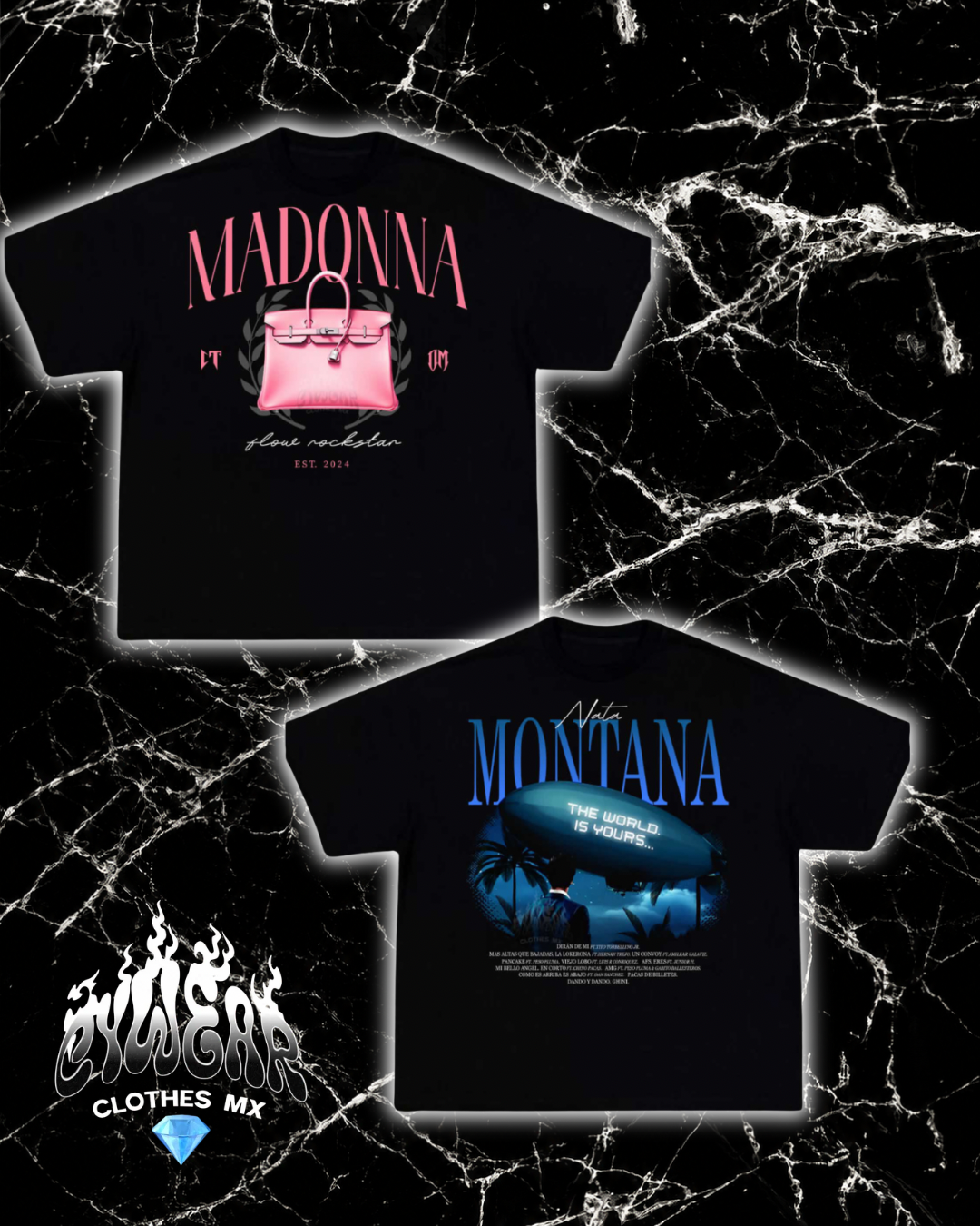 🩷💙 Playeras Dúo Nata Montana – Para Compartir con tu Persona Favorita 🎵✨