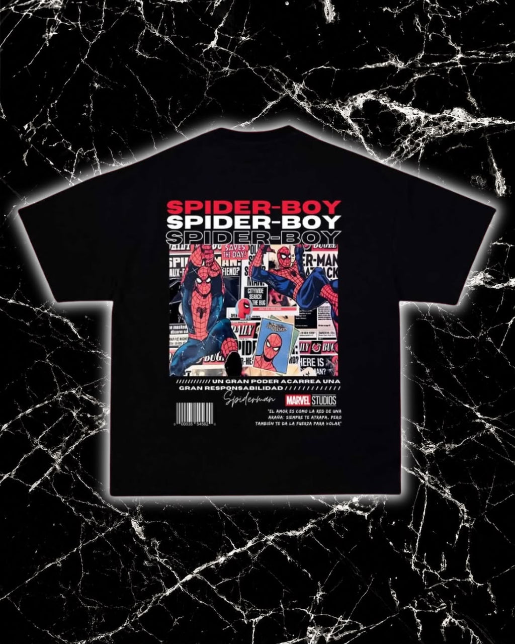 🕷️❤️ Playeras Dúo Spider-Man – Para Compartir con tu Persona Favorita 🕸️✨