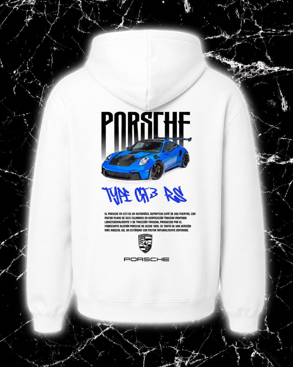 Playera y Sudadera Porsche GT3 RS – Blue Edition 🏎️💙