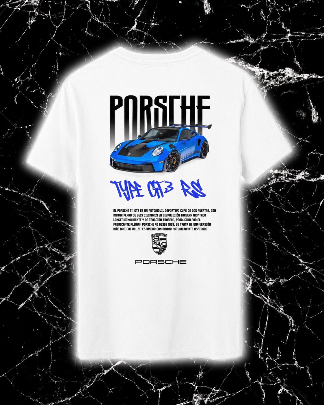 Playera y Sudadera Porsche GT3 RS – Blue Edition 🏎️💙
