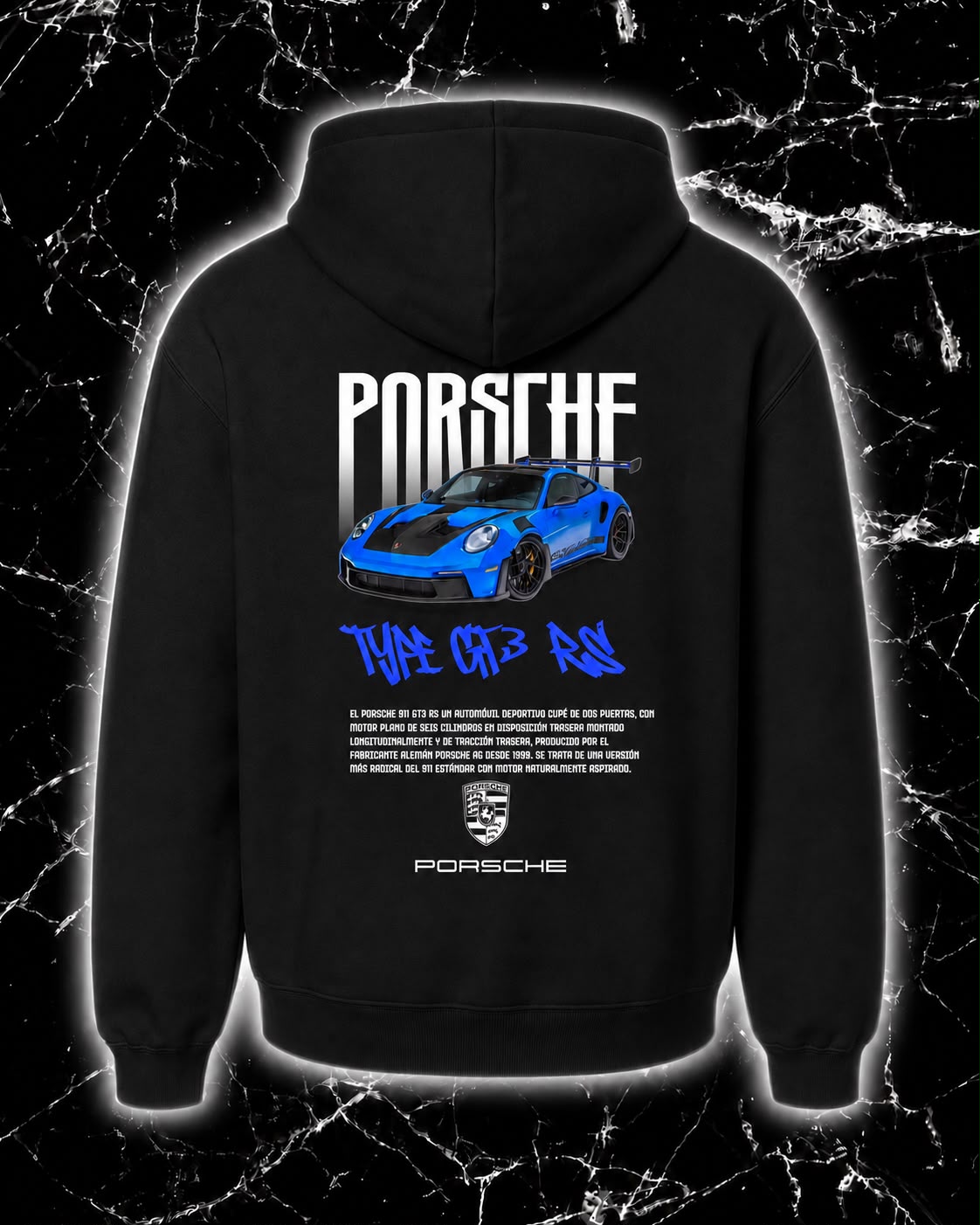 Playera y Sudadera Porsche GT3 RS – Blue Edition 🏎️💙