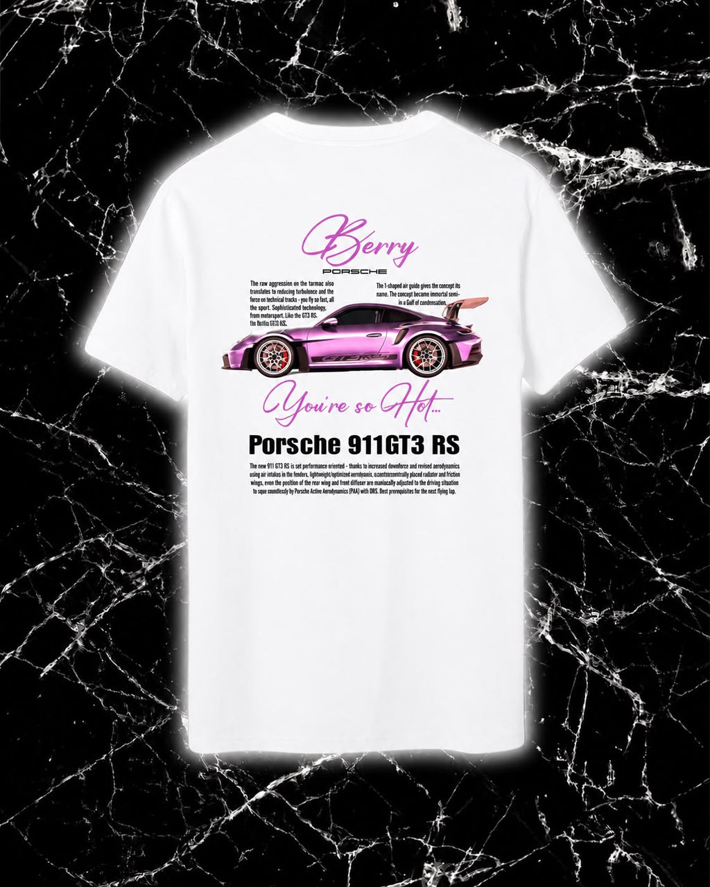 Playera Porsche 911 GT3 RS “Berry”🏎️🩷