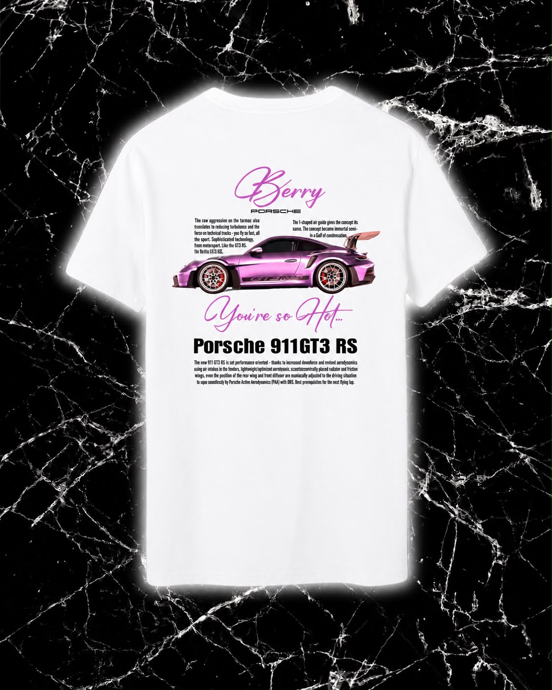 Playera Porsche 911 GT3 RS “Berry”🏎️🩷